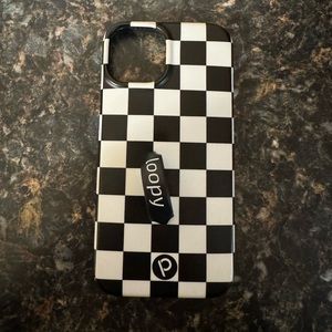iPhone 14 Case - Black & White checkered